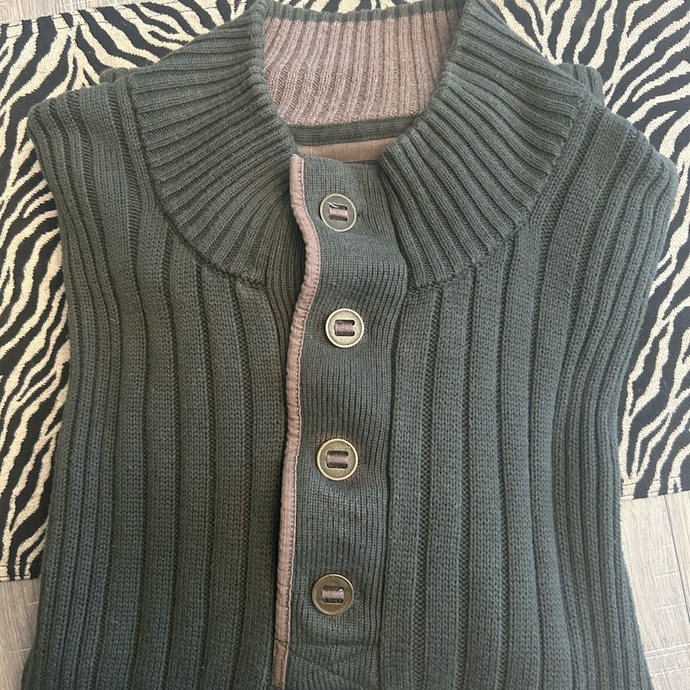 CLOSEOUT - Eddie Bauer Ribbed Button-Up Sweater